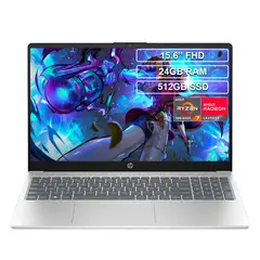 HP - Portátil 15-fc0012la Ryzen 7 7730U 24GB 512GB FHD 15.6