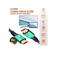 INNOVA - Cable Hdmi 8k 4k Alta Velocidad 48gbps 5 Metros Innovo