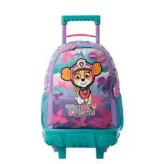 TOTTO - Morral con Ruedas Escolar Para Niña Paw Patrol