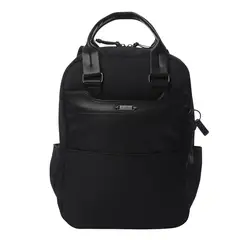TOTTO - Morral Mochila Para Mujer Porta Pc Negro Toscana