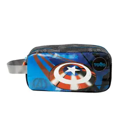 TOTTO - Multiuso Cartuchera Para Niño Gris Avengers Cap