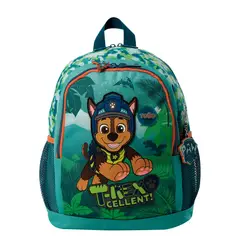 TOTTO - Morral Mochila Escolar Para Niño Verde Paw Patrol M