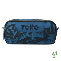 TOTTO - Multiuso Cartuchera Para Hombre Azul Petroleo Sobre