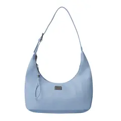 TOTTO - Bolso Correa Ajustable Para Mujer Azul Claro Smooth S