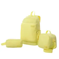 TOTTO - Morral Mochila Para Mujer Porta Pc Combo X Lonchera Multi