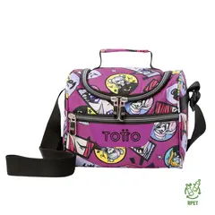 TOTTO - Lonchera Térmica con Portacomida Para Mujer Pizarra Tott