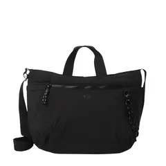 TOTTO - Bolso Cartera Para Mujer Porta Pc Negro Escandinavia L