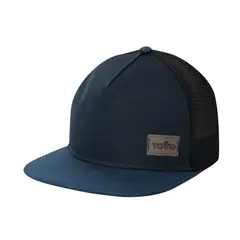 TOTTO - Gorra Plana Para Hombre Azul Petroleo Canvas