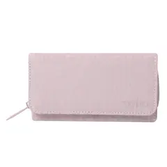 TOTTO - Billetera Rfid Para Mujer Violeta Claro Texture Var