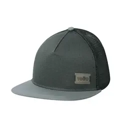 TOTTO - Gorra Plana Para Hombre Gris Oscuro Canvas