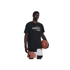 UNDER ARMOUR - Camiseta Hombre UA CURRY 30 HEAVYWEI Negro UNDER ARMOUR.