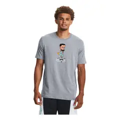 UNDER ARMOUR - Camiseta Hombre CURRY BOBBLE HEAD SS Gris UNDER ARMOUR.