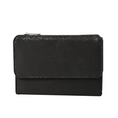 TOTTO - Billetera Rfid Para Mujer Negro Montana