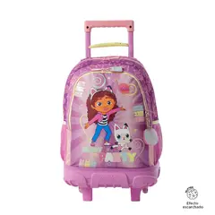 TOTTO - Morral Escolar con Ruedas Para Niña Gabbys Party