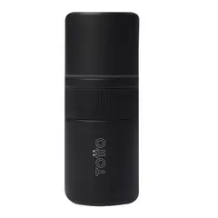 TOTTO - Botellón Termo Botilito Metálico Para Hombre Negro Mug