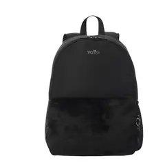 TOTTO - Morral Mochila Para Mujer Porta Pc Negro Panama M