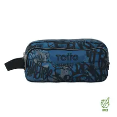 TOTTO - Multiuso Cartuchera Para Hombre Azul Petroleo Agapec