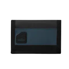TOTTO - Billetera Rfid Para Hombre Negro Contrast Chain
