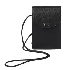 TOTTO - Bolso Portacelular Para Mujer Negro Smooth Xs