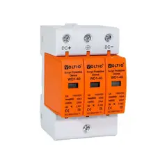 VOLT - Protector Fotovoltaico De Corriente Continua 3 Puestos