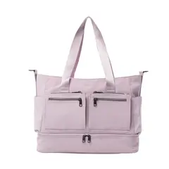 TOTTO - Bolso Cartera Para Mujer Porta Pc Violeta Claro Maxi Tote