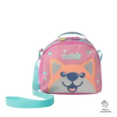 TOTTO - Lonchera Con Portacomida Para Niña Rosado Doggy Love M