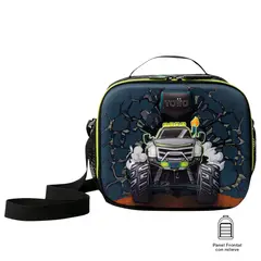TOTTO - Lonchera Con Portacomida Para Niño Monster Race L