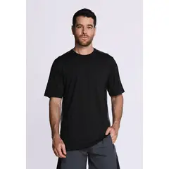 BELIFE - Camiseta Manga Corta Negra en Poliéster Para Hombre