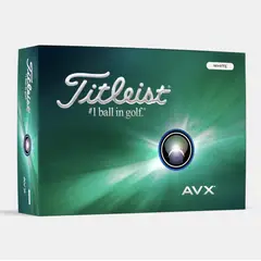 TITLEIST - Bolas de Golf AVX blancas caja x 3 unidades