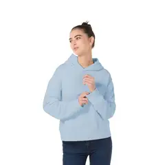 TOTTO - Buzo Hoodie con Capota Para Mujer Azul Zinnia