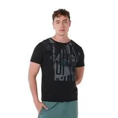 TOTTO - Camiseta Estampada Para Hombre Negro Atena