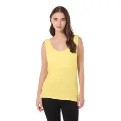 TOTTO - Camiseta Tipo Top Para Mujer Amarillo Guacamaya