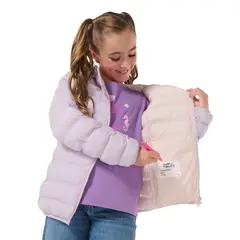 TOTTO - Chaqueta Acolchada Niña Morada Colorkid