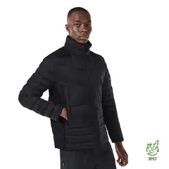 TOTTO - Chaqueta Acolchada Para Hombre Negro Palmero Con Strap