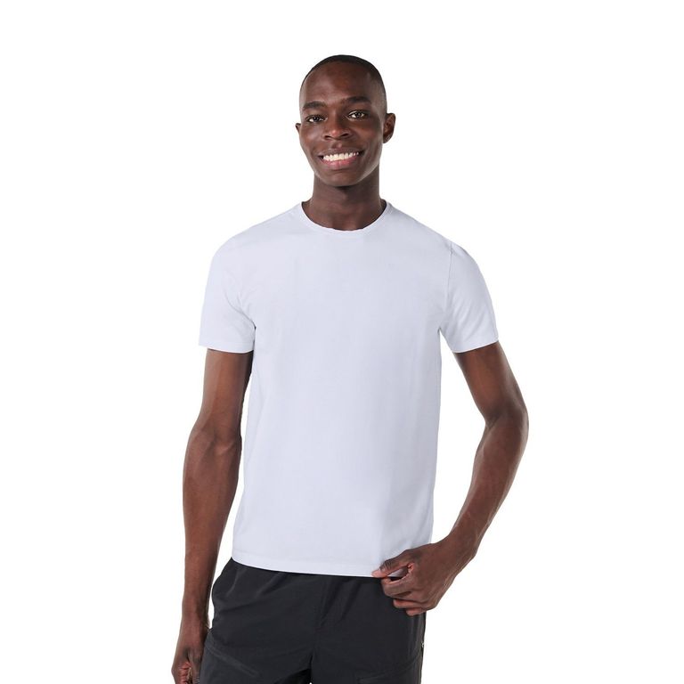 Imagen de Camiseta Unicolor Para Hombre Blanco Manne