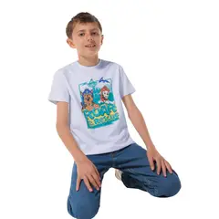 TOTTO - Camiseta Estampada Niño Blanca Paw Patrol
