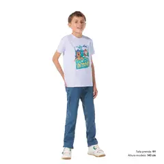 TOTTO - Camiseta Estampada Niño Blanca Paw Patrol