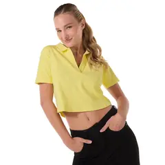 TOTTO - Camiseta Tipo Polo Para Mujer Amarillo Saba