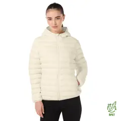 TOTTO - Chaqueta Acolchada Blanca Para Mujer Colorfull Pro