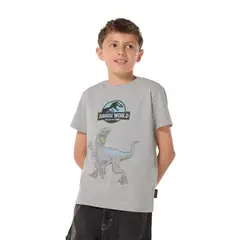 TOTTO - CAMISETA H JURASSIC WORLD GRIS