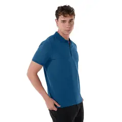 TOTTO - Camiseta Tipo Polo Para Hombre Azul Youngpolo