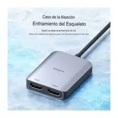 GENERICO - Adaptador Hagibis Usb 3,0 O Usb C A Hdmi 2 En 1 1080p