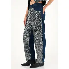 TENNIS - Jean Horseshoe con lentejuelas para mujer