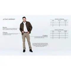 L Y H - Guayabera Para Hombre Manga Corta Blanco Marca L&H