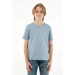 TENNIS - Camiseta con raqueta en contraste para niño