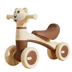 GENERICO - Bicicleta Andador De Equilibrio Con Burbujero Café