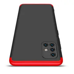 GENERICO - Funda Carcasa Estuche Protector Para Samsung A51 Negro Rojo