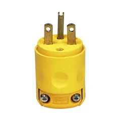 LEVITON - Clavija 615PV NEMA 6-15P 15A 250V Amarillo