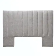 MUEBLES FIOTTI - Cabecero para cama doble Tapizado Beige