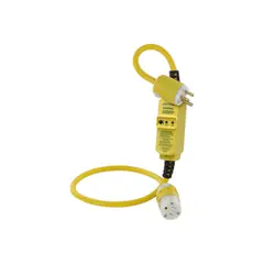 LEVITON - Extensión GFCI GSCM1-3C 3ft/0.9m 15A 120V Amarilla